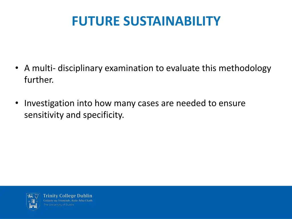 future sustainability