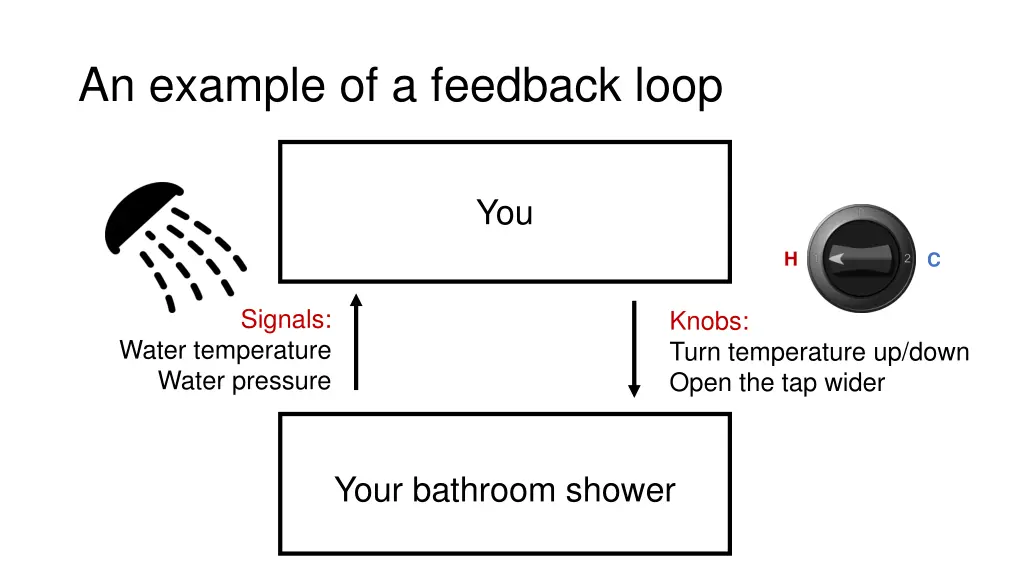 an example of a feedback loop