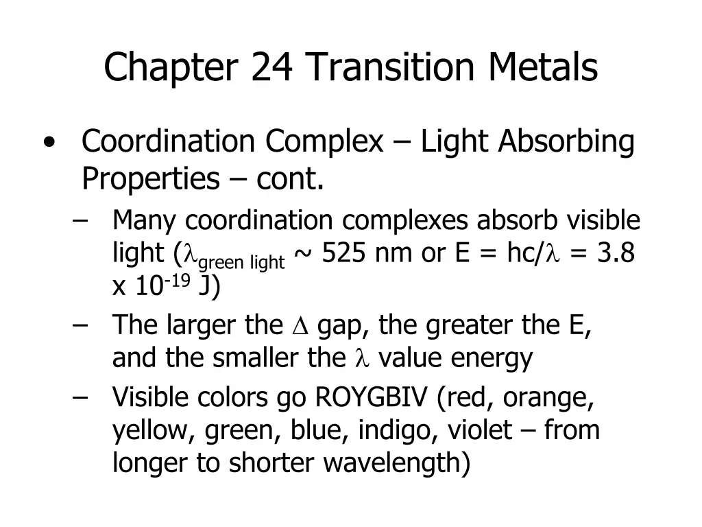 chapter 24 transition metals 11