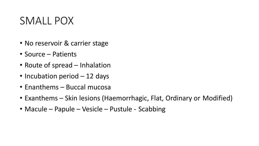 small pox