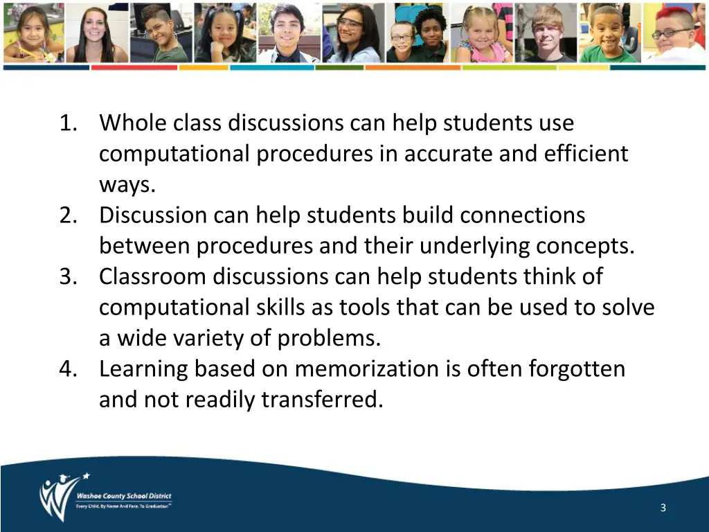 1 whole class discussions can help students