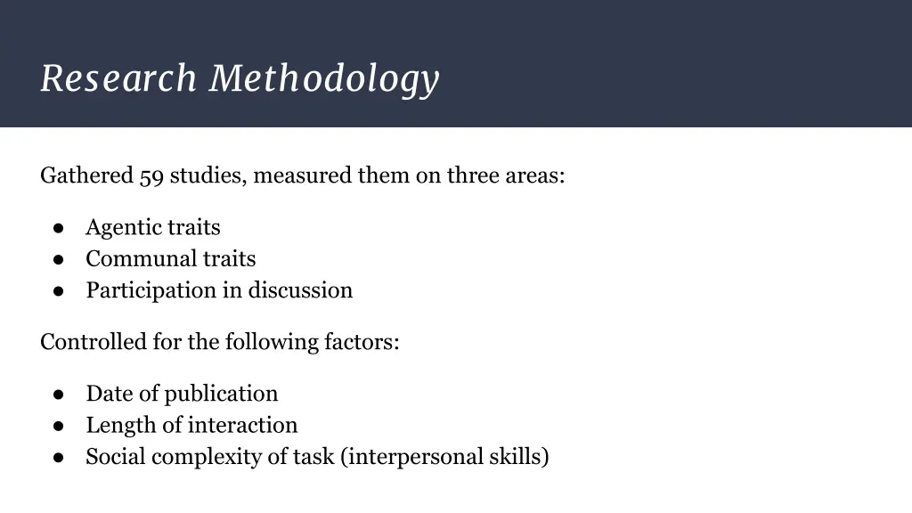 research methodology