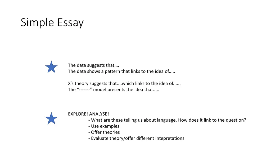 simple essay
