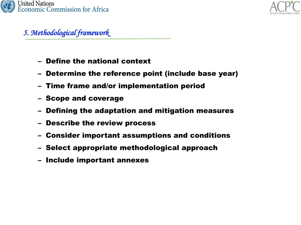 5 methodological framework 5 methodological