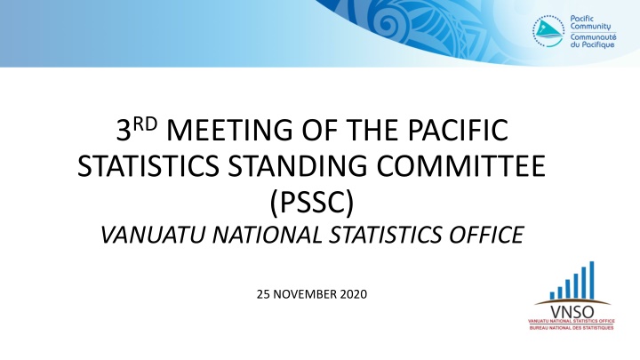 3 rd meeting of the pacific statistics standing