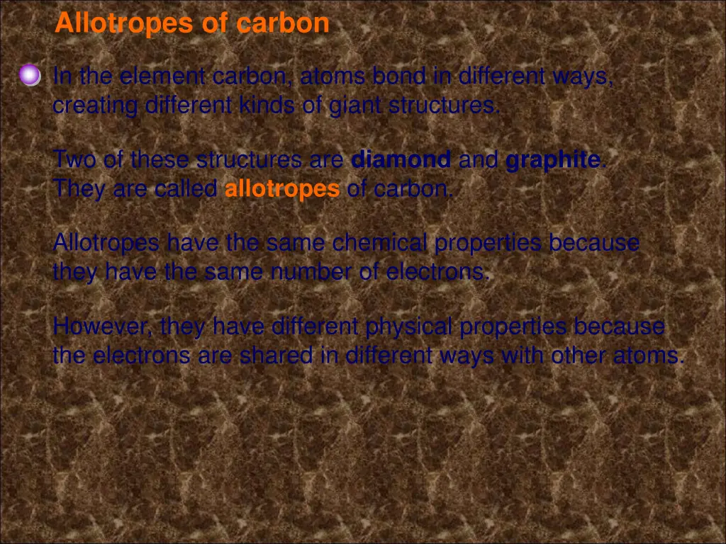 allotropes of carbon