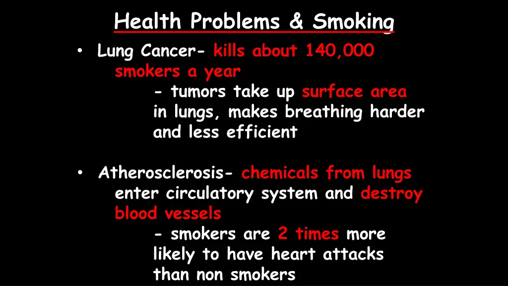 health problems smoking 1