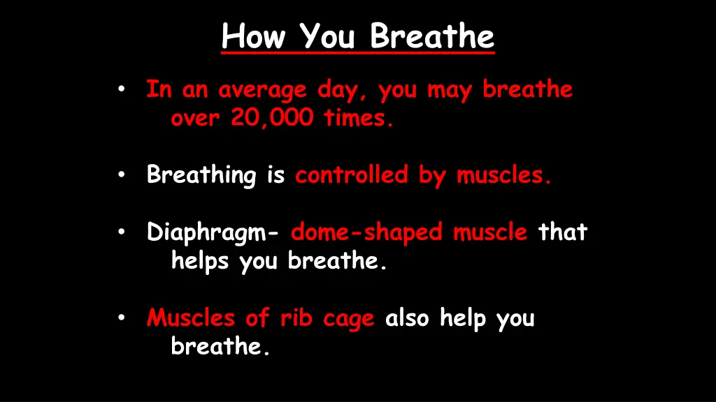 how you breathe