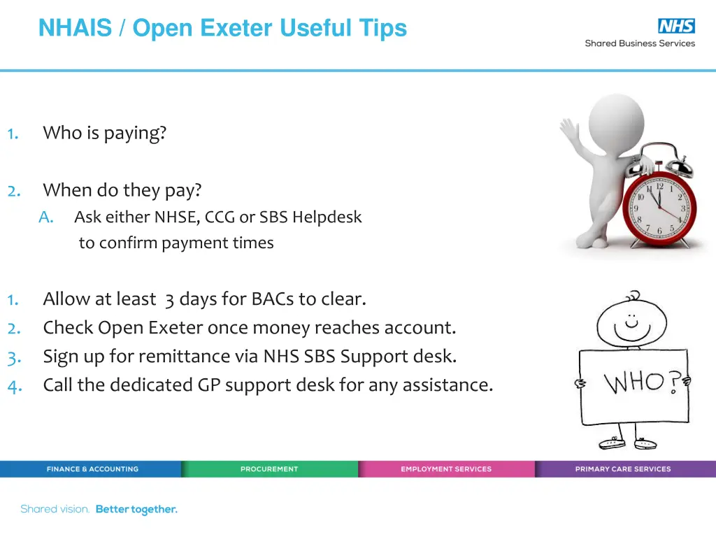 nhais open exeter useful tips