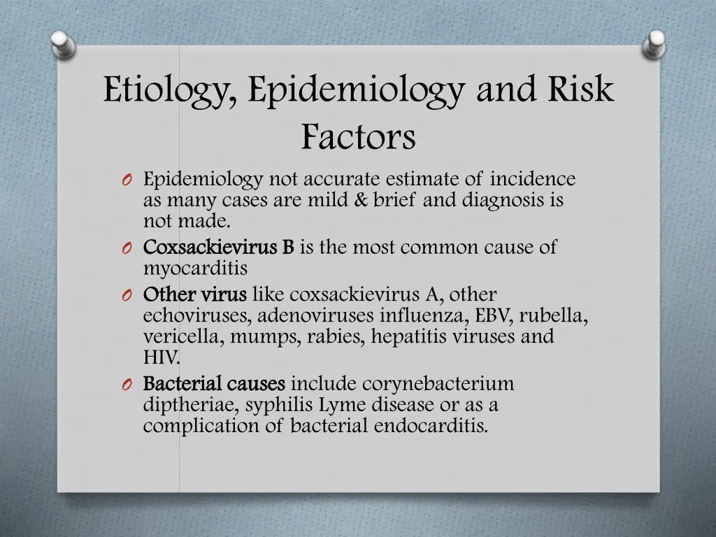 etiology epidemiology and risk factors
