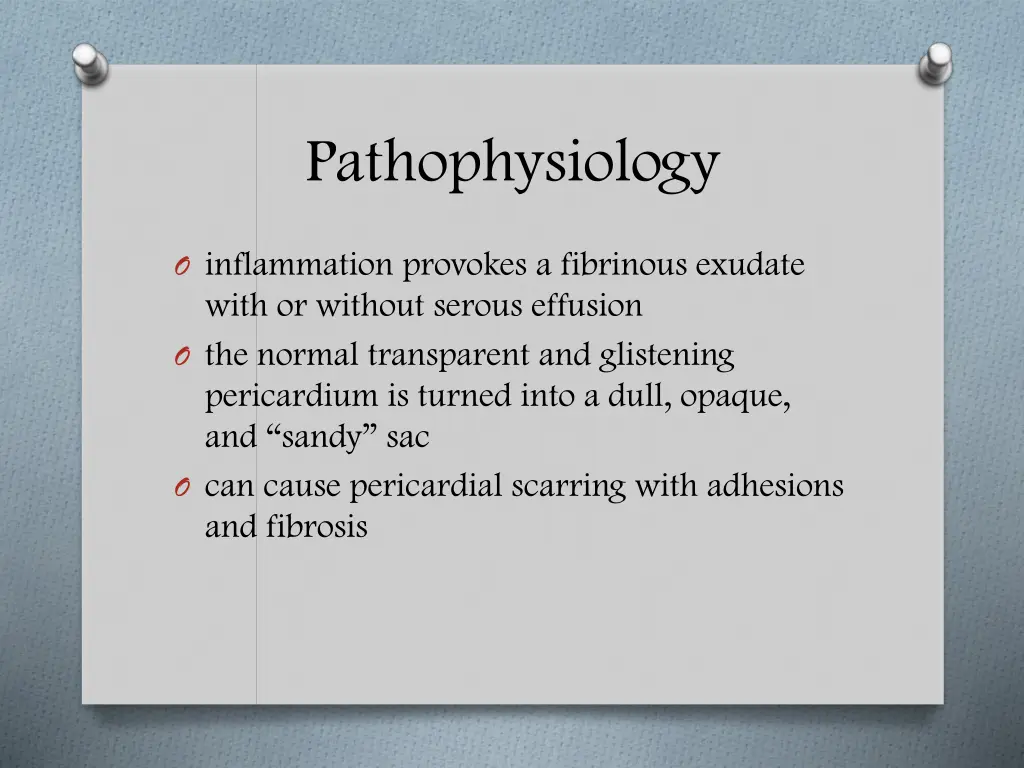 pathophysiology 1