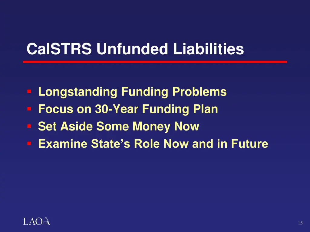calstrs unfunded liabilities