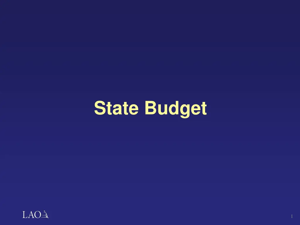 state budget