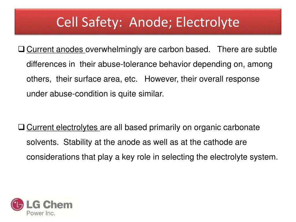 cell safety anode electrolyte
