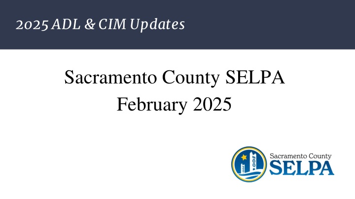 2025 adl cim updates