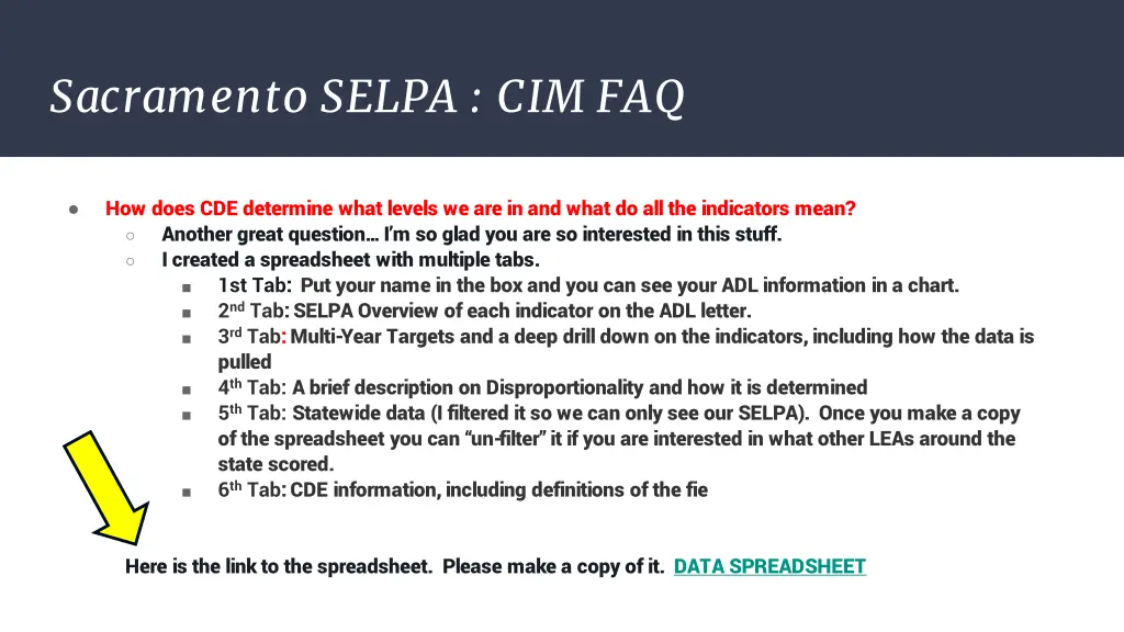 sacramento selpa cim faq 2