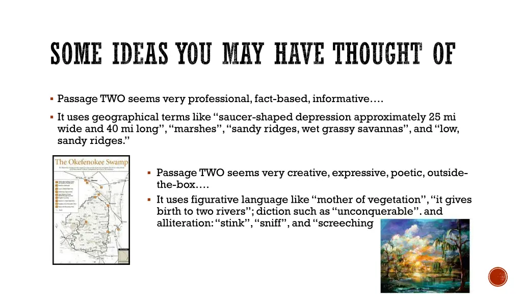 some ideas you may have thought of