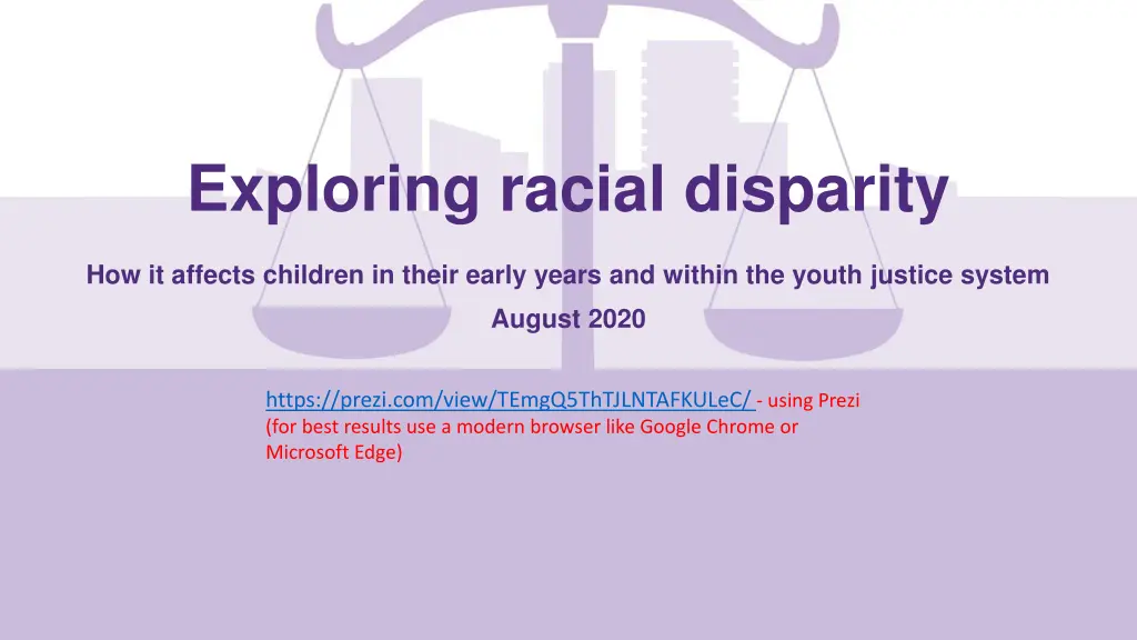 exploring racial disparity