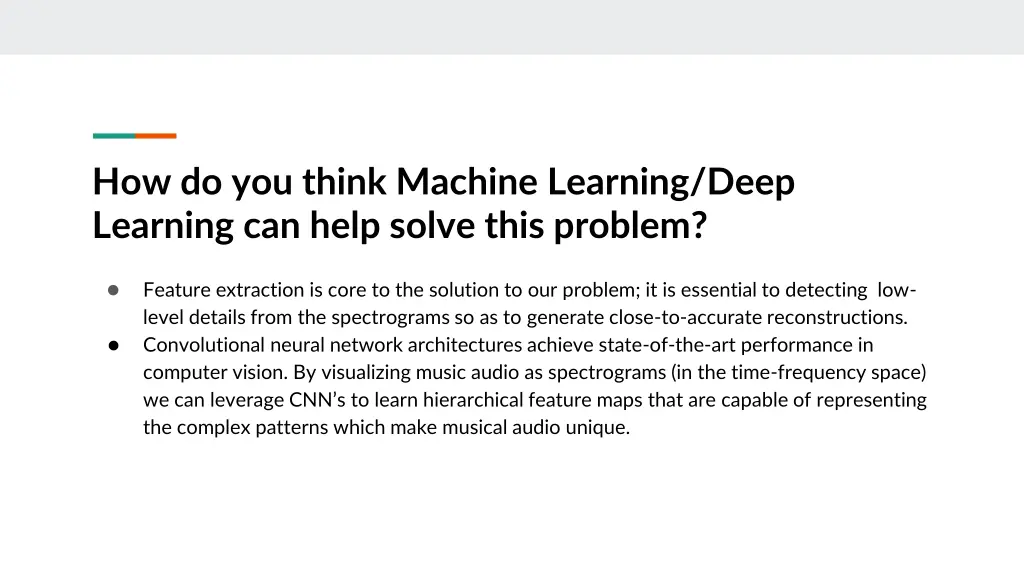 how do you think machine learning deep learning