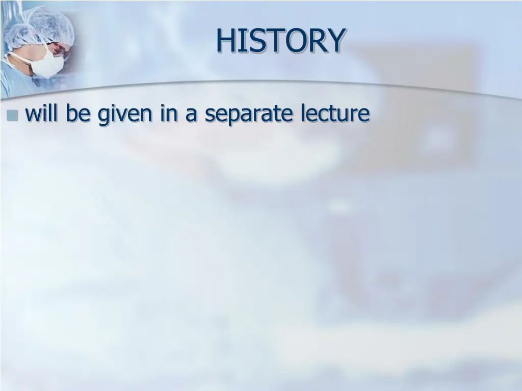 history