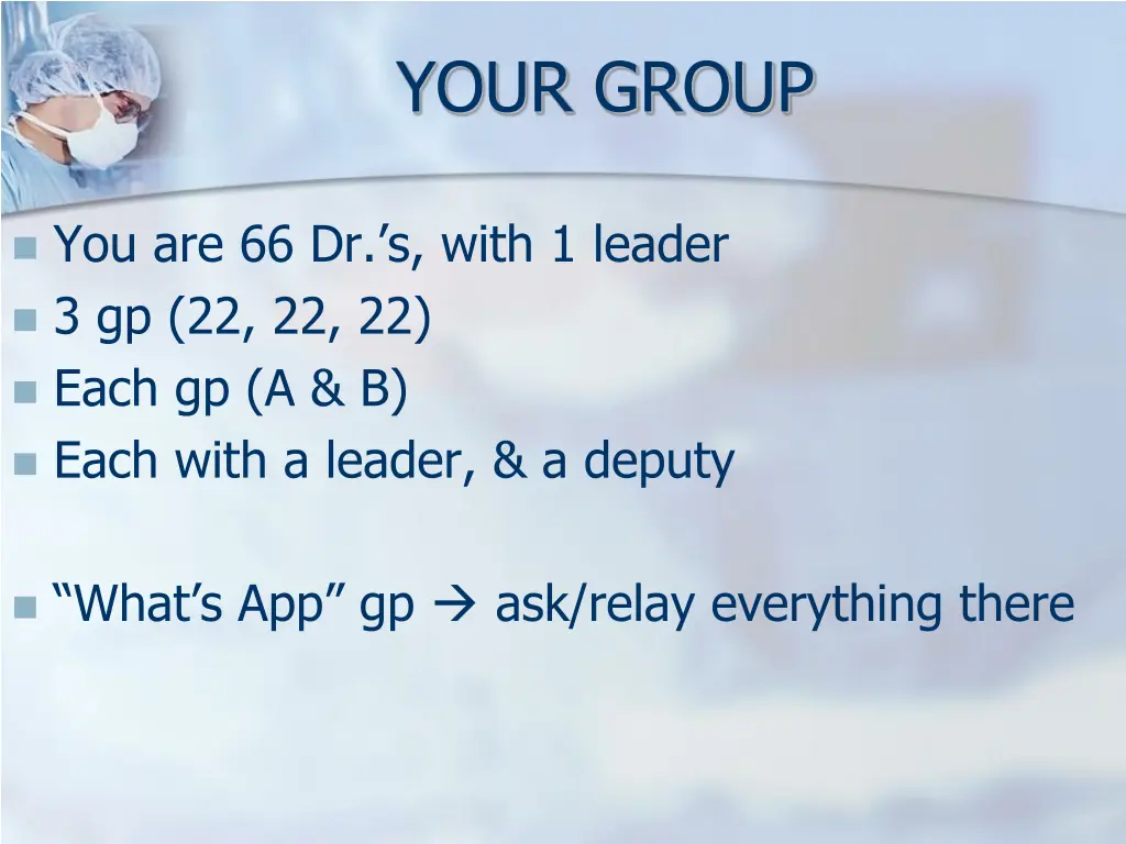 your group 1