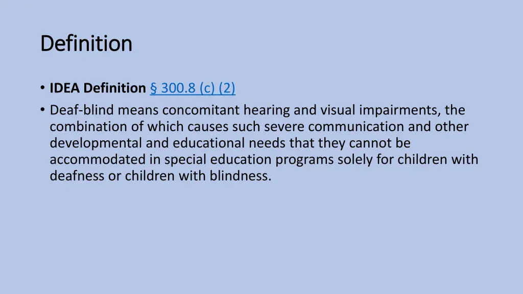definition definition