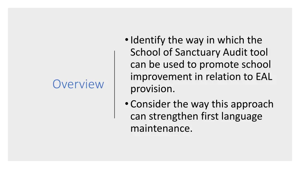 identify the way in which the school of sanctuary