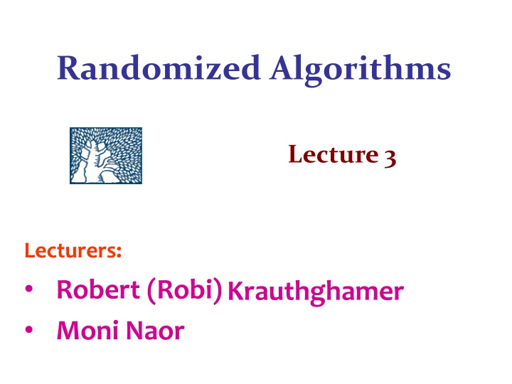 randomized algorithms