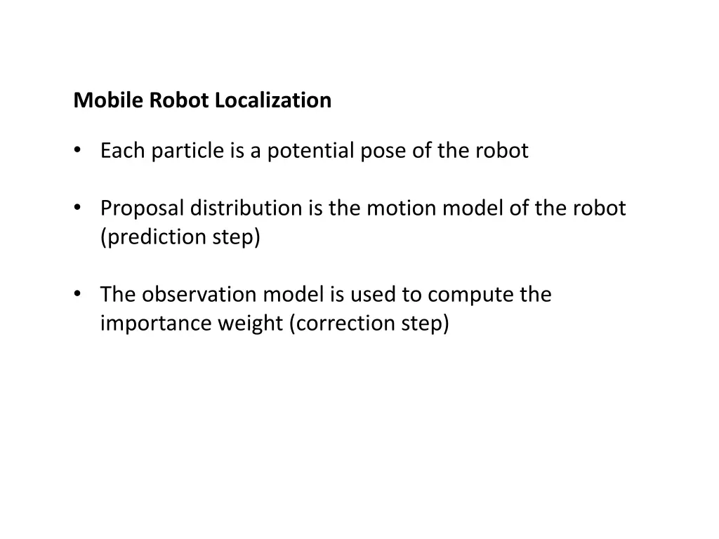 mobile robot localization