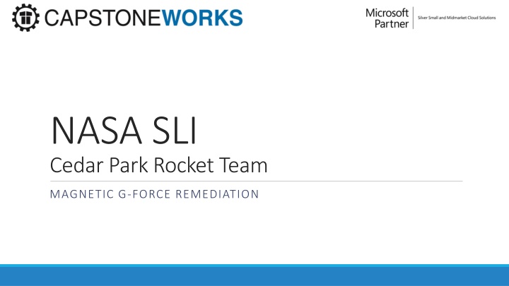 nasa sli cedar park rocket team