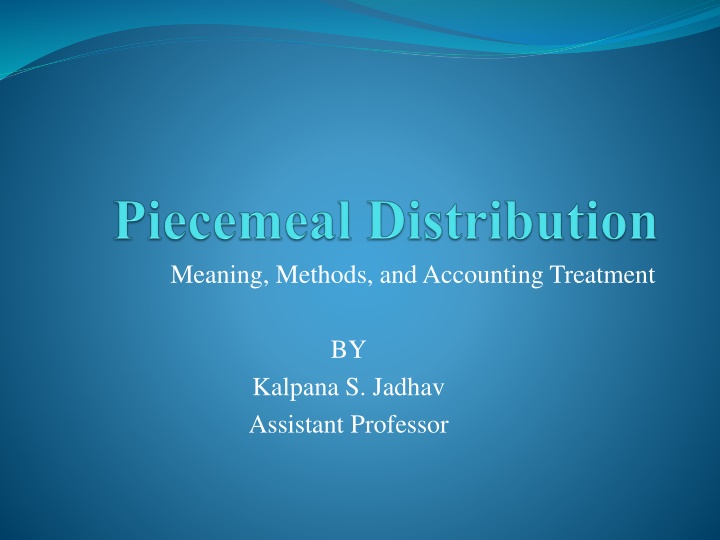 meaning methods and accounting treatment