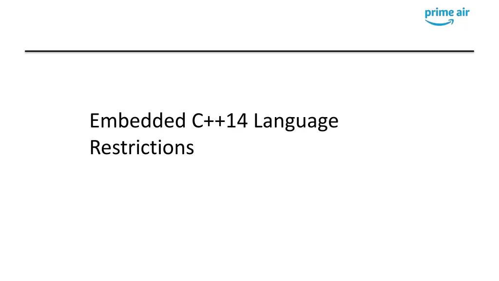 embedded c 14 language restrictions