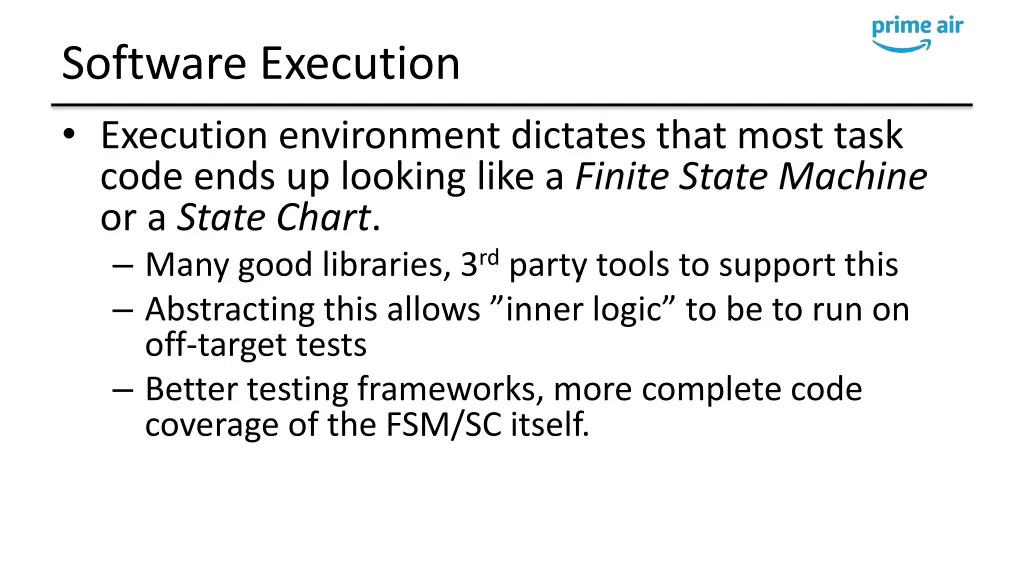 software execution execution environment dictates