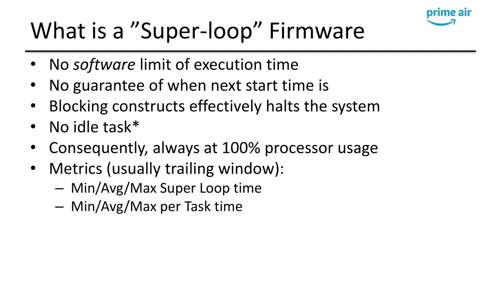 what is a super loop firmware 1