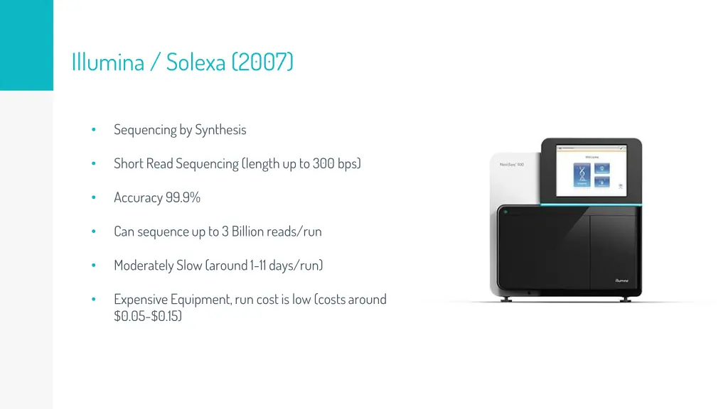 illumina solexa 2007