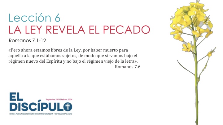 lecci n 6 la ley revela el pecado