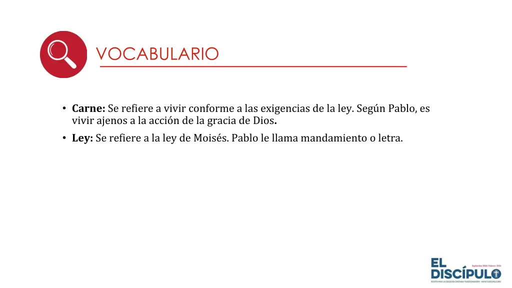 vocabulario
