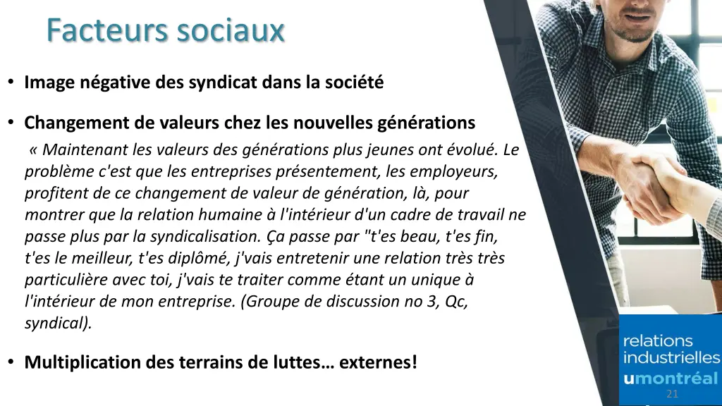 facteurs sociaux