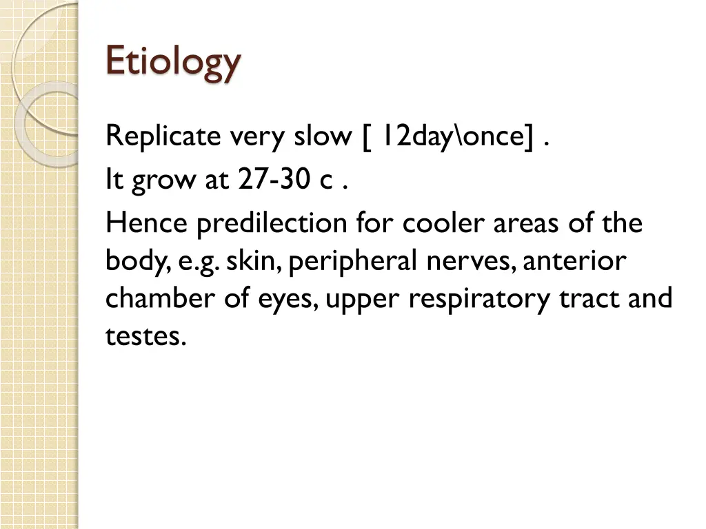 etiology 1