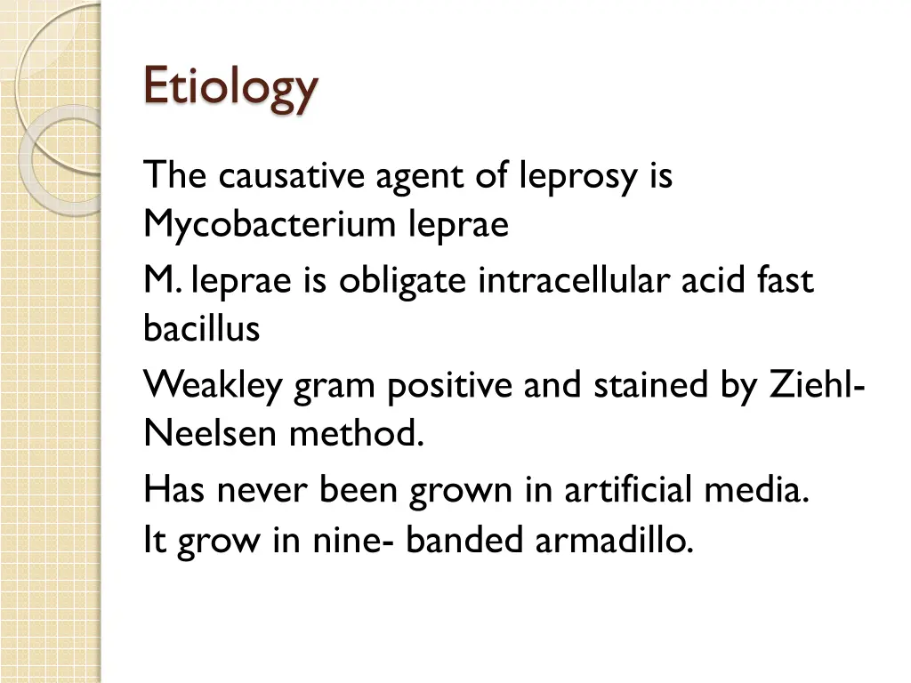 etiology