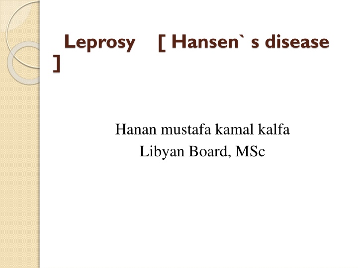 leprosy hansen s disease