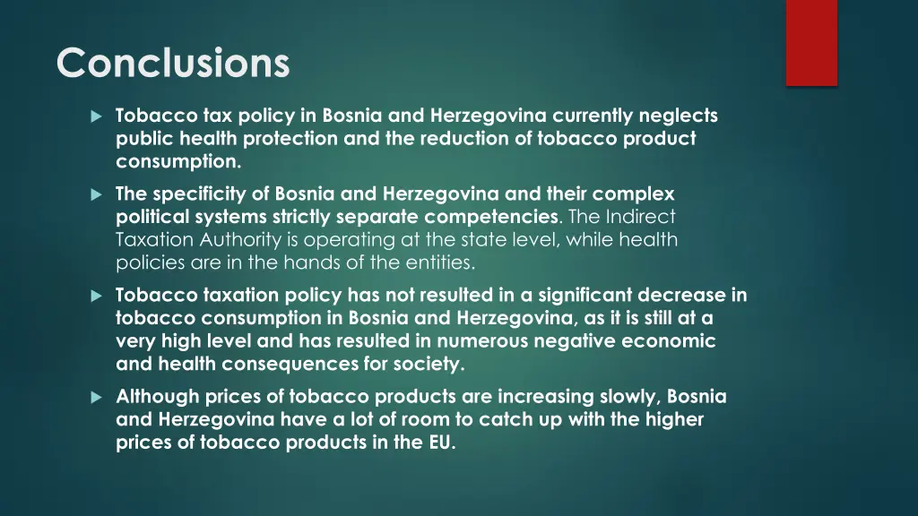 conclusions