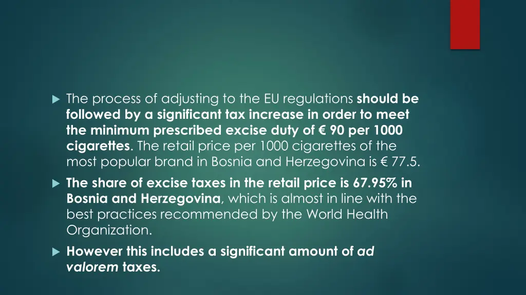 the process of adjusting to the eu regulations