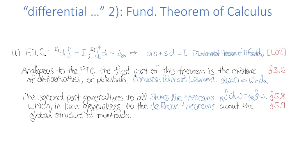 differential 2 fund theorem of calculus