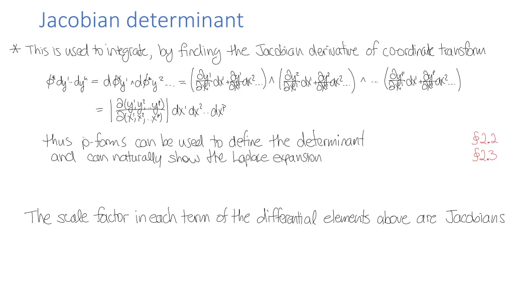 jacobian determinant