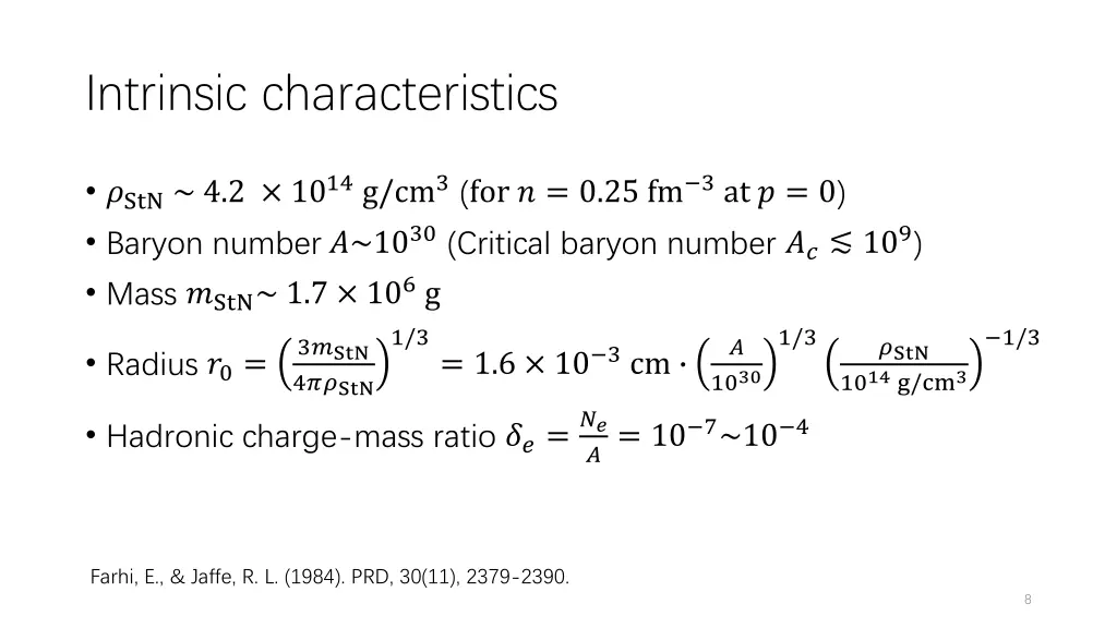 intrinsic characteristics