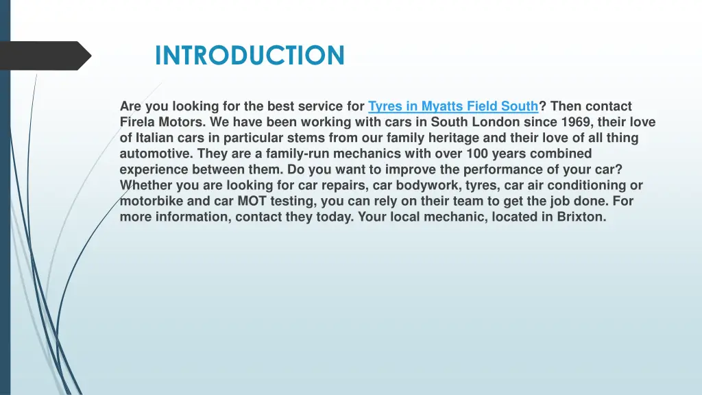 introduction