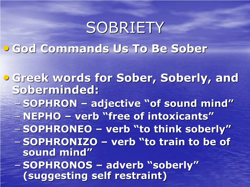 sobriety 1