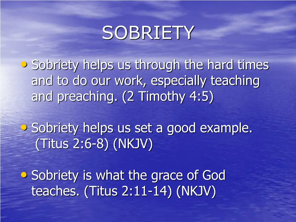 sobriety 3