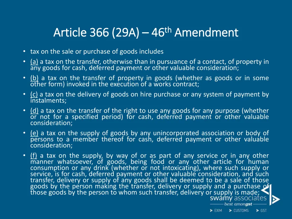 46 th th amendment amendment